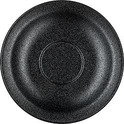 Блюдце 16/5,6см фарфор «Кунстверк Блэк» KUNSTWERK