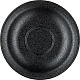 Блюдце 16/5,6см фарфор «Кунстверк Блэк» KUNSTWERK