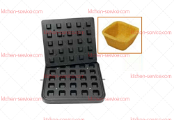 Форма для квадратных тарталеток DH Tartmatic Plate 37 KOCATEQ