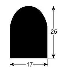 Уплотнитель для тележки-стеллажа RATIONAL (5012.0550)