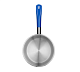 Сотейник 4 л без крышки, 20 см, нержавеющая сталь, индукция, синяя виниловая ручка MGSTEEL (PDSP20VBL)