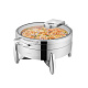 Мармит 6.8 л круглый d36 см с откидной крышкой и окном Burano SUNNEX (W07-3624S-1287)