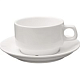 Пара чайная 130 мл белая фарфор Stackable P.L. PROFF CUISINE (F3655/F3656)