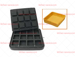 Форма для квадратных тарталеток DH Tartmatic Plate 43 KOCATEQ