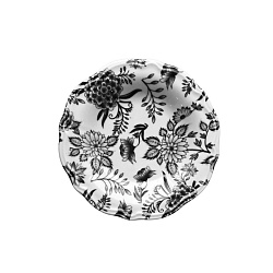 Тарелка глубокая 22см 350мл Herba Black 1972 BY ID FINE