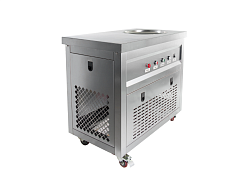 Фризер для ролл мороженого KCB-1Y световой короб, стол для топпингов FOODATLAS