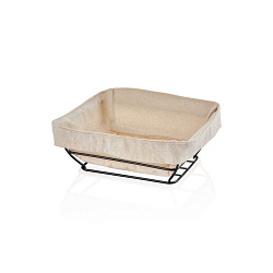 Корзина для хлеба 19,5х14х6,5 см черный NARIN