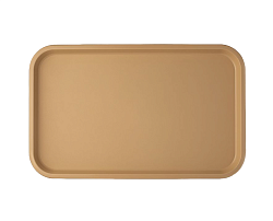 Поднос 52,5х32,5 см бежевый поверхность шагрень (106) MGprof (1737)