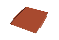 Противень неперфорированный для кондитерских изделий с силиконовым покрытием GN2/1, 530x650 мм MKN (202386)