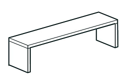 Полка настольная закрытая CHEF LINE LOSC35170T1CS APACH