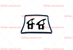 Уплотнитель дверной 435х610 мм для печи (3786067)