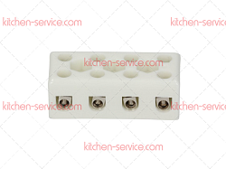 Колодка клеммная керамическая четырехполюсная для печи (3342003)