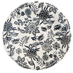 Тарелка 29см Herba Black 1972 BY ID FINE