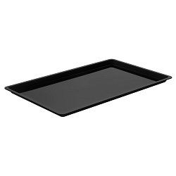 Поднос для подачи черный без крышки GN 1/1 GASTROPLAST