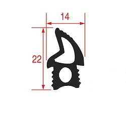 Уплотнитель для печи MKF711TS TECNOEKA (01001050)