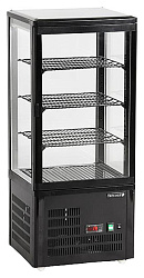 Витрина холодильная настольная кондитерская UPD80 BLACK TEFCOLD