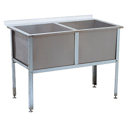 Ванна моечная с бортом ВМ-2/430 АЛЕНТА ATESY