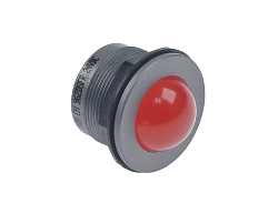 Лампочка сигнальная 25 мм 24 В красная для AMBACH (5061112698)
