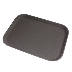 Поднос прямоугольный 355х460 мм прорезиненный KITCHEN MUSE (JW-1418P)