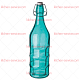 Бутылка 1 л с крышкой голубая P.L. Proff Cuisine (15С155 Blue)