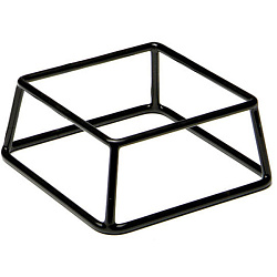 Подставка фуршетная для блюда 18 см черная низкая APS