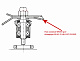 Нож нижний MO03 для блендера SB-4L-2 HALLDE (23269)