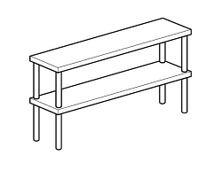 Полка настольная открытая CHEF LINE LOSO3518T2 APACH