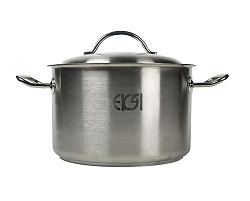 Кастрюля с крышкой 240х150 6,5 л EKSI (E 500065)