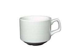 Чашка кофейная штабелируемая 90 мл Royal White блюдце TU1106 6-96 TUDOR ENGLAND (TU1105)