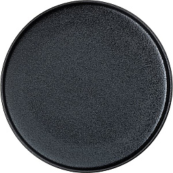 Тарелка с бортом 20см фарфор «Кунстверк Блэк» KUNSTWERK