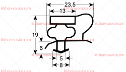 Уплотнитель изоляционный для AMITEK (R00059)