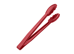 Щипцы универсальные 30 см, красные, поликарбонат MGprof (1725)