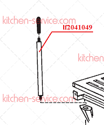 Стержень для фаршемешалки IP SIRMAN (LF2041049)