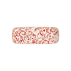 Блюдо прямоугольное 30см (30x11) Venecia Maroon ID Fine