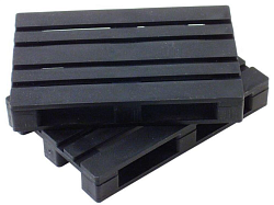 Доска мини-паллета для подачи черная 12 шт. THE BARS