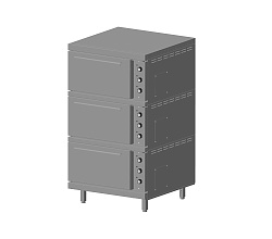 Шкаф жарочный шж-3 840х840х1500-62 ITERMA