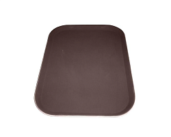 Поднос прорезиненный 27х35 см коричневый Jiwins MACO (JW-R1014CT-BR)