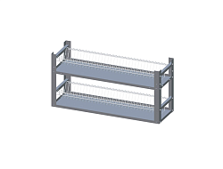 Стеллаж кухонный для тарелок ПКТ-2-Н-ЮТ ТЕХНОЛОГИИ ЮГА