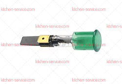 Лампочка индикаторная зеленая для печи (3221207)