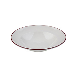 Тарелка глубокая 560мл Modest Maroon ID Fine