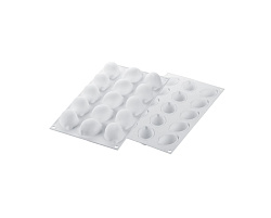 Форма для выпечки 30 мл 15 ячеек 55х38х27 мм Лимон и Лайм силикон, пластиковая вырубка SILIKOMART