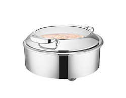 Мармит электрический 7 л круглый с откидной крышкой и окном Kalida SUNNEX (W16-3602T+W16-3602B)