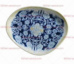 Тарелка плоская Corendon Blue Blanc декор 1 KUTAHYA (BNGLX22DU891310)