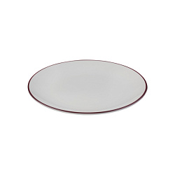 Тарелка 25см Modest Maroon ID Fine