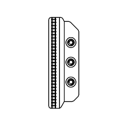 Лезвие (балка) диска нарезки соломкой 2,5x6 мм для HALLDE (87143)