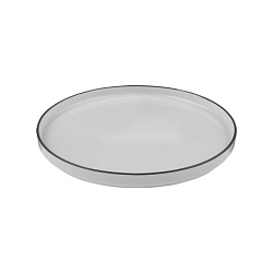 Тарелка с бортом 28см Modest Black ID Fine