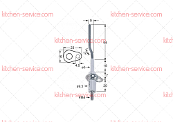 Электрод зажигания для печи (5027344)