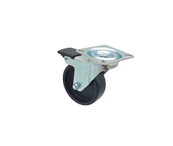 Колесо поворотное с тормозом D75 для ROBOLABS (33208)