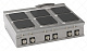 Плита 6 конфорочная 900 серии PC12E9 TECNOINOX