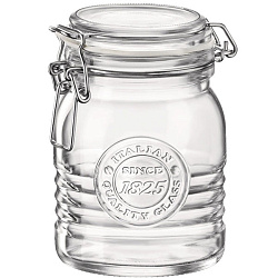 Банка круглая с крышкой 1л «Оффисина 1825» BORMIOLI ROCCO